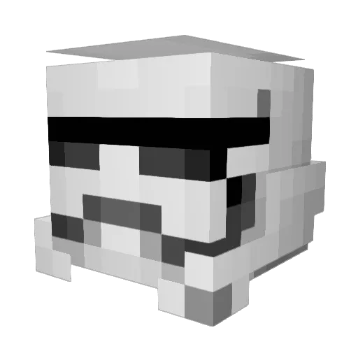 JUNOCITY Minecraft avatar head, 3D render