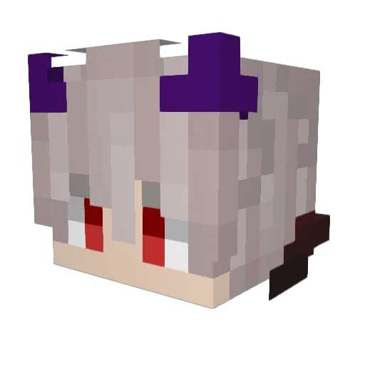 JUSTIN_1102 Minecraft avatar head, 3D render