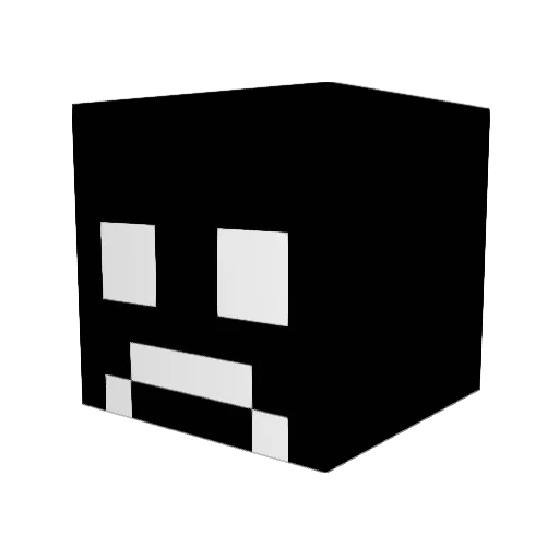 JUST_Hameu Minecraft avatar head, 3D render