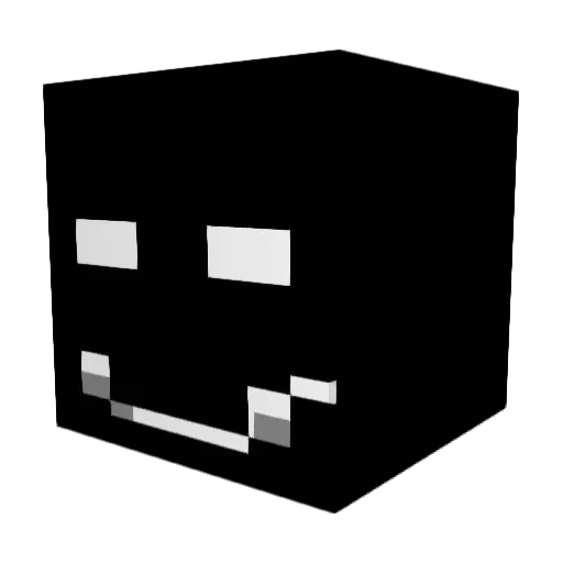 JUXZY Minecraft avatar head, 3D render