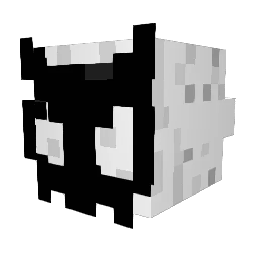 JVKEBVKES Minecraft avatar head, 3D render