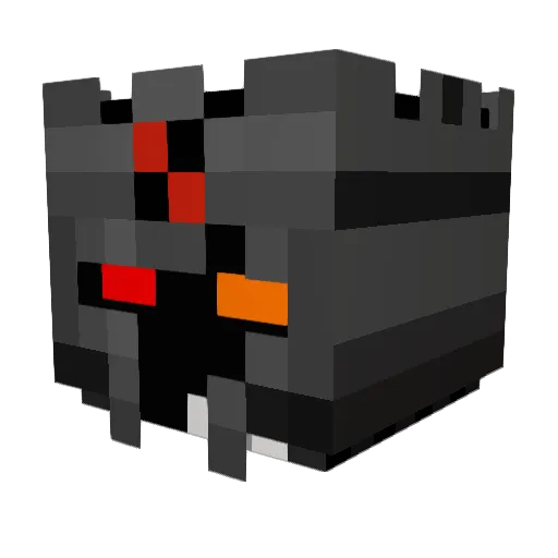 JVRender Minecraft avatar head, 3D render