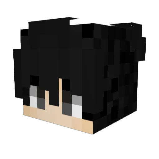 JVersh Minecraft avatar head, 3D render
