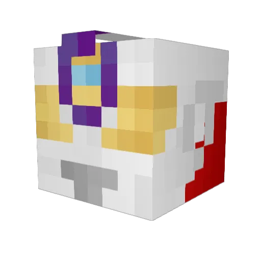 JViitamo Minecraft avatar head, 3D render