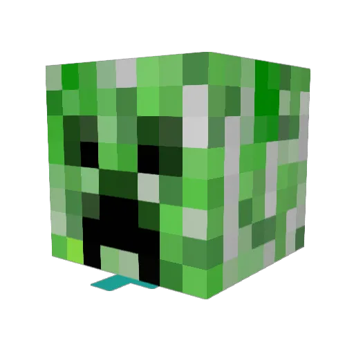JVirgilB Minecraft avatar head, 3D render