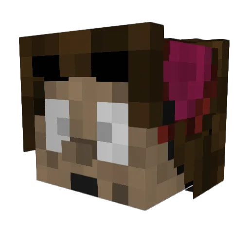 JVirusMartinez Minecraft avatar head, 3D render