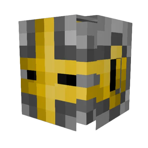 JW2014 Minecraft avatar head, 3D render