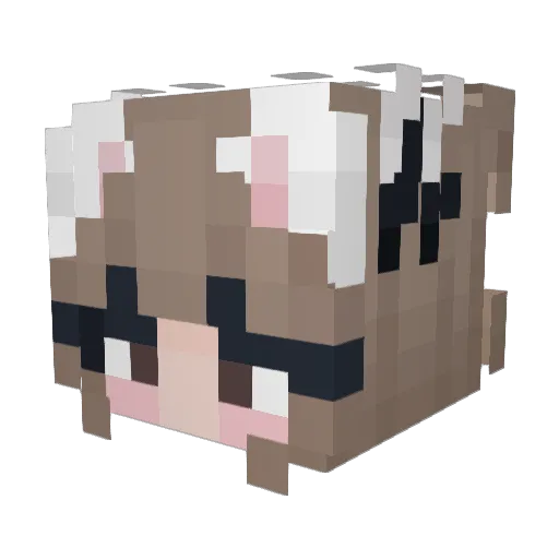 JW991230 Minecraft avatar head, 3D render