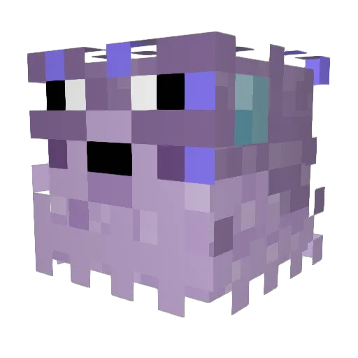 JWIPES Minecraft avatar head, 3D render