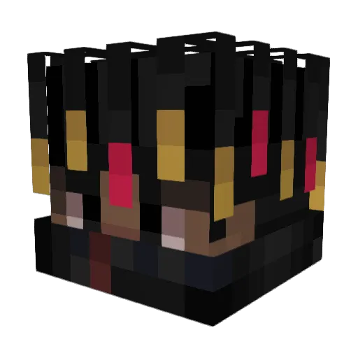 JW_Arda Minecraft avatar head, 3D render