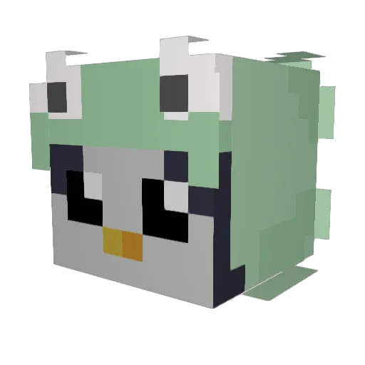 JW_GHG Minecraft avatar head, 3D render
