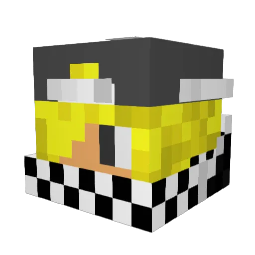 JWilly_4 Minecraft avatar head, 3D render