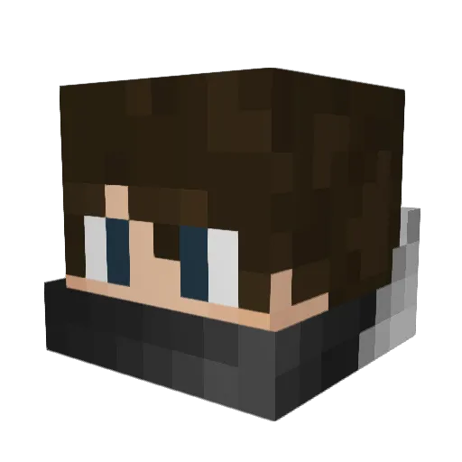 JWskyline Minecraft avatar head, 3D render