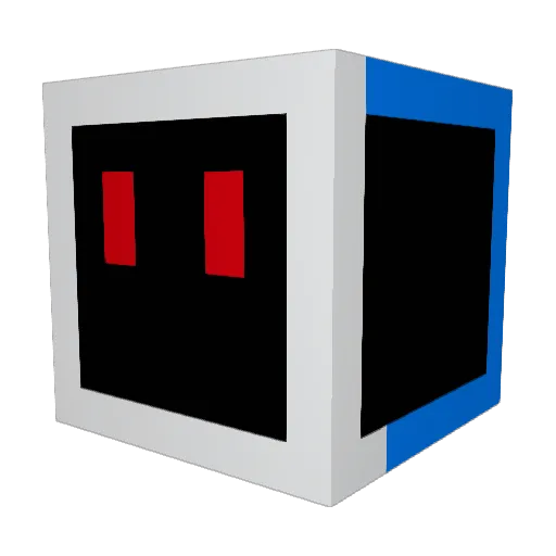 JX4RD Minecraft avatar head, 3D render