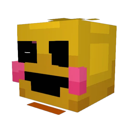 JXMoodles Minecraft avatar head, 3D render