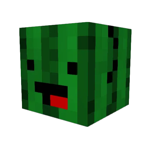 JX_ESS Minecraft avatar head, 3D render