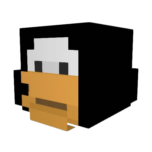 JYEJ0 Minecraft avatar head, 3D render