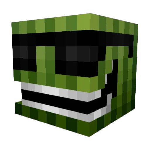 JZSMC Minecraft avatar head, 3D render