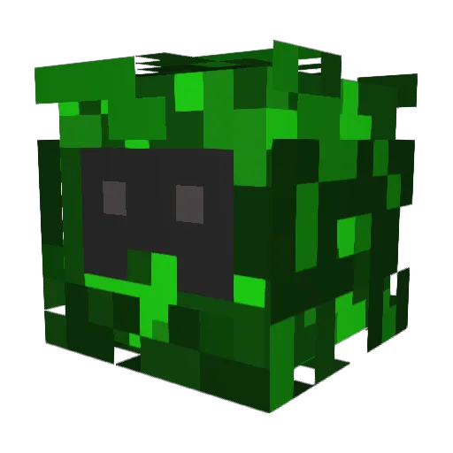 JZTZ1315 Minecraft avatar head, 3D render