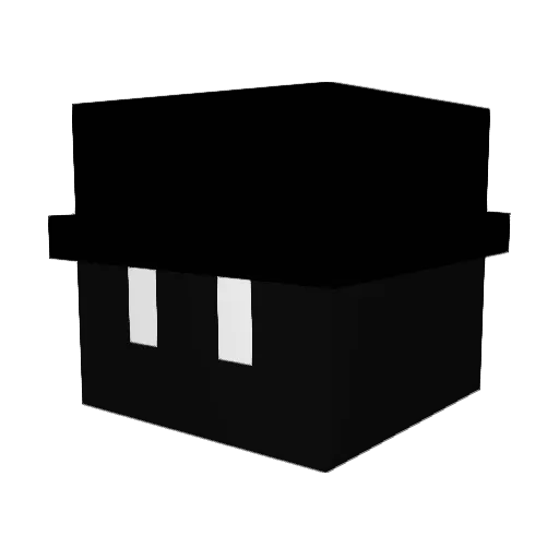JZeusL Minecraft avatar head, 3D render