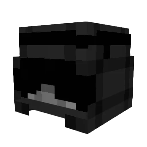 J_20MD Minecraft avatar head, 3D render