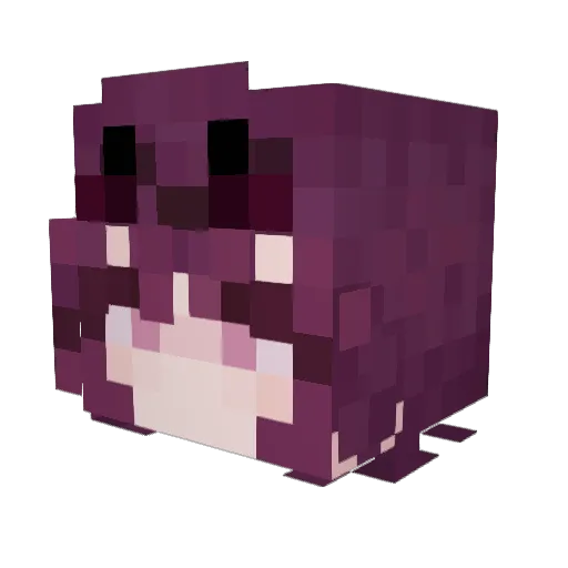 J_8781 Minecraft avatar head, 3D render