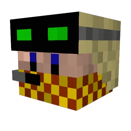 J_Boy12345 Minecraft avatar head, 3D render
