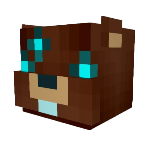 J_Buffoleshcott Minecraft avatar head, 3D render