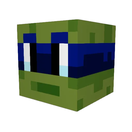 J_Calderon Minecraft avatar head, 3D render