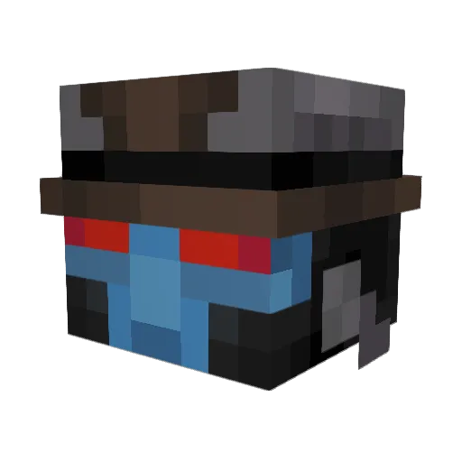 J_GAMER_72 Minecraft avatar head, 3D render
