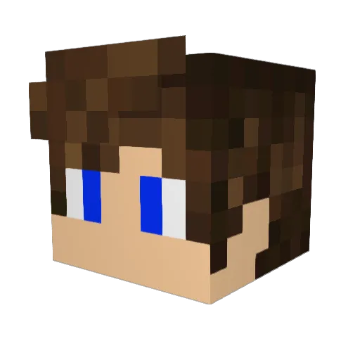 J_Heijnemans Minecraft avatar head, 3D render