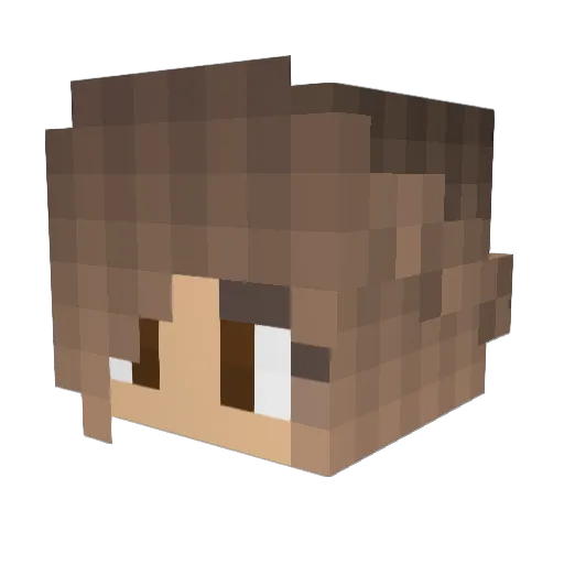 J_Jiji101 Minecraft avatar head, 3D render