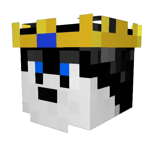 J_July Minecraft avatar head, 3D render
