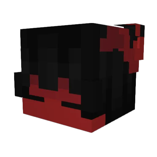 J_K Minecraft avatar head, 3D render