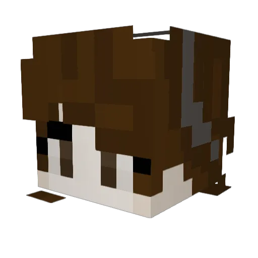 J_Leaff Minecraft avatar head, 3D render