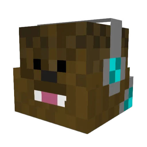 J_MAN221 Minecraft avatar head, 3D render