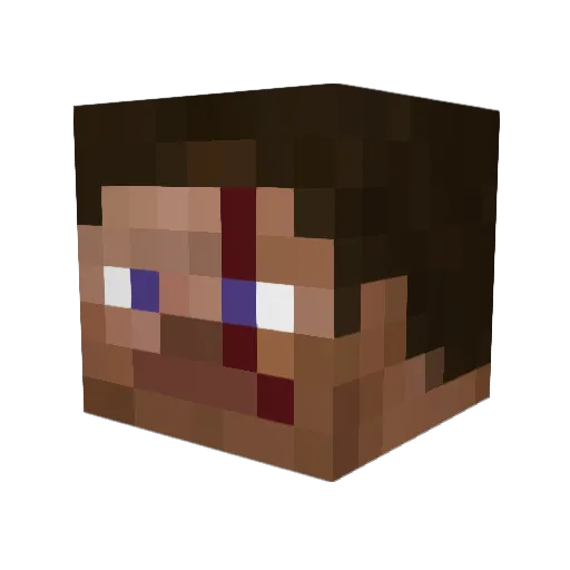 J_Maxson Minecraft avatar head, 3D render