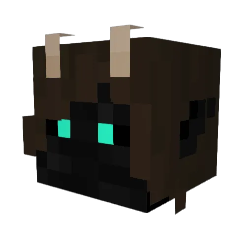 J_Meep Minecraft avatar head, 3D render