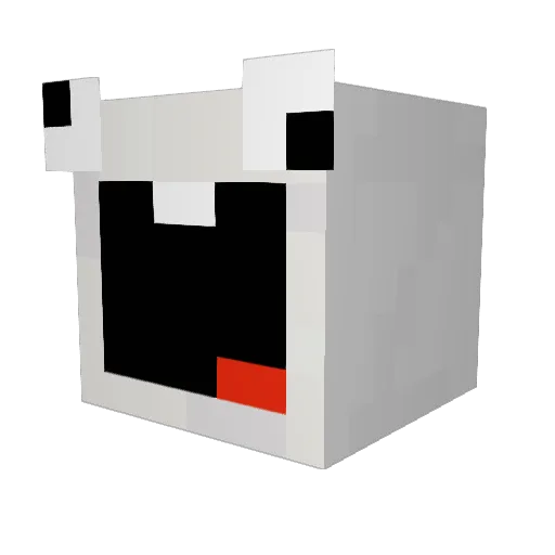 J_P123 Minecraft avatar head, 3D render