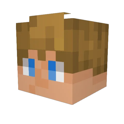 J_Stars Minecraft avatar head, 3D render