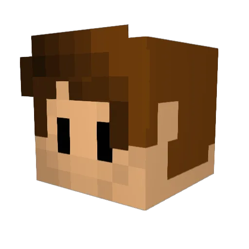 J_Stewart Minecraft avatar head, 3D render