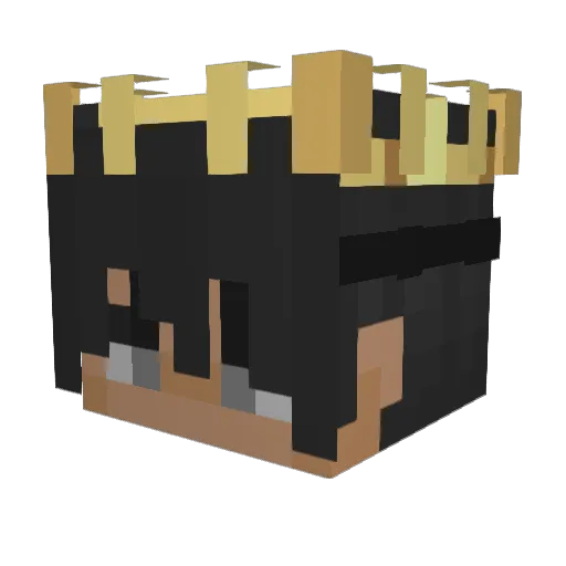 J_ToFie Minecraft avatar head, 3D render