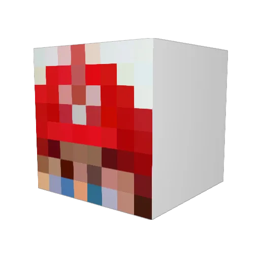 J__Difool Minecraft avatar head, 3D render