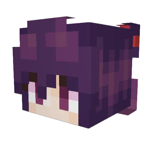 J_darko Minecraft avatar head, 3D render