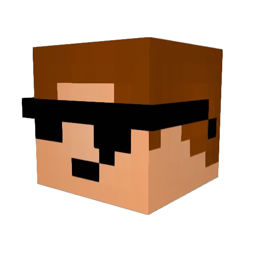 J_dog_g Minecraft avatar head, 3D render