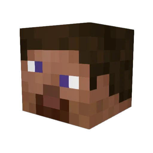 J_o_n_n_e_s Minecraft avatar head, 3D render