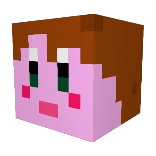 J_oey Minecraft avatar head, 3D render