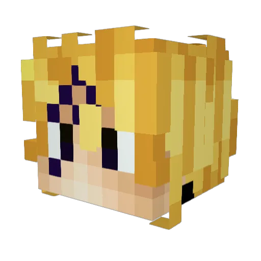 J_oker Minecraft avatar head, 3D render
