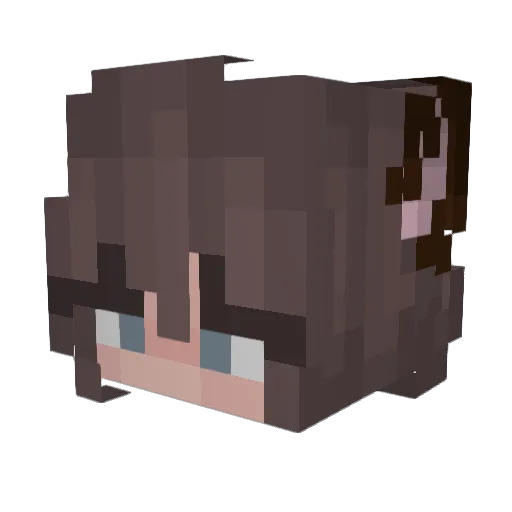 J_u_s_t_ Minecraft avatar head, 3D render
