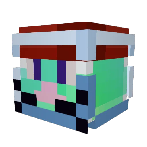 J_zim21 Minecraft avatar head, 3D render